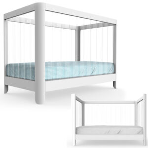 Spot on Square Reverie 2-in-1 Convertible Acrylic Crib