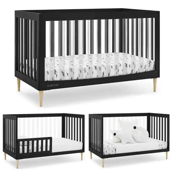 Delta Children Austin Acrylic 4-in-1 Convertible Baby Crib