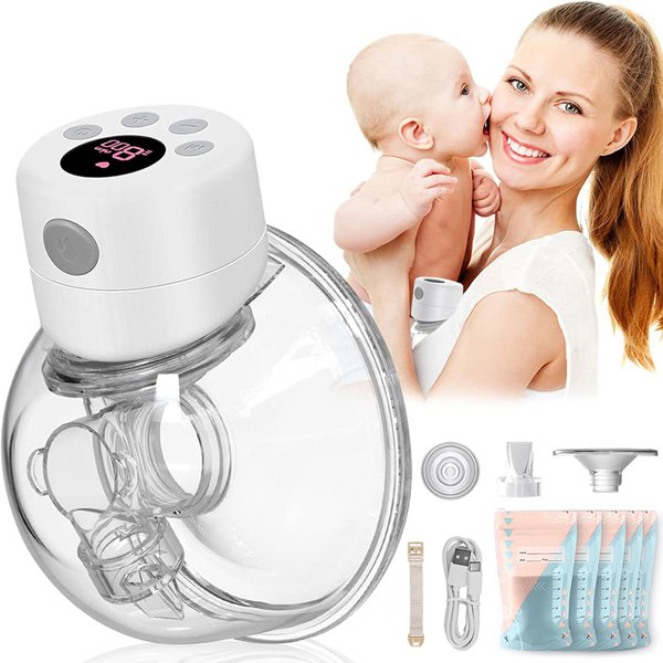 Wearable Pain Free Silent Electric Breast Pump 24 Flange