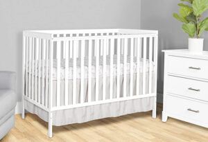 Dream On Me Synergy 5-in-1 Convertible Crib in White
