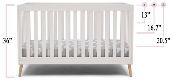 Delta Children Essex Convertible Crib Review | Mattress Support