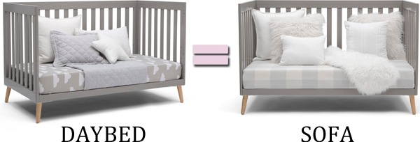 Delta Children Essex Crib Daybed vs. Sofa