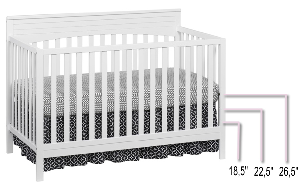 Oxford Baby Harper 4-in-1 Convertible Crib Review | Mattress Support