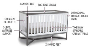 Delta Children Tribeca Convertible Crib Review | Features