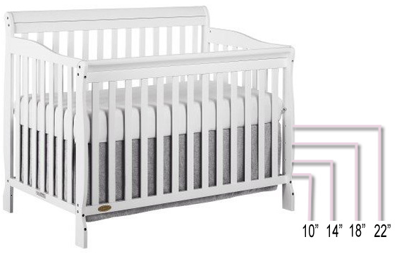 Dream On Me Ashton 5-in-1 Convertible Crib Review | Mattress