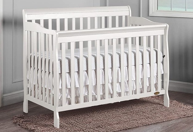 Dream On Me Ashton 5-in-1 Convertible Crib in White