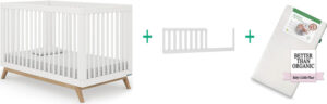DaDaDa Soho Convertible Crib + Newton Crib Mattress | Bundle Offer