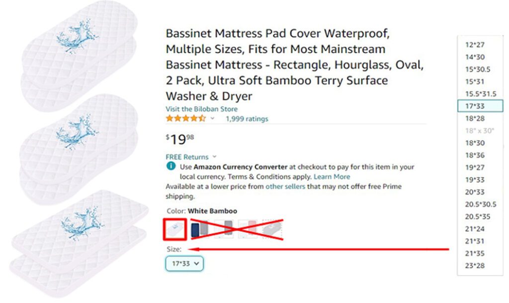 The Best Bassinet Mattress Pad: Biloban White Bamboo Protector