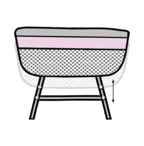 Bassinet Accessories: Adjustable Height