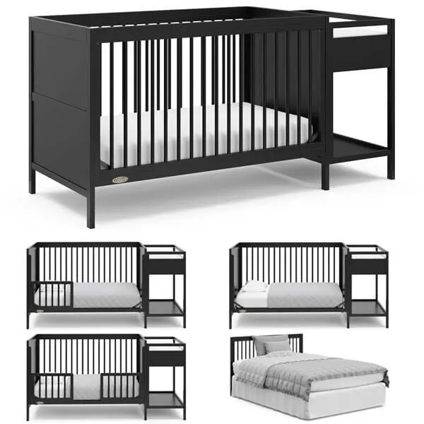 Graco Fable 4-in-1 Convertible Crib & Changer