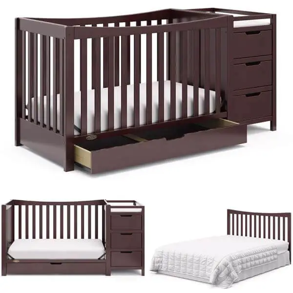 
Graco Remi All-in-One Convertible Crib with Drawer and Changer