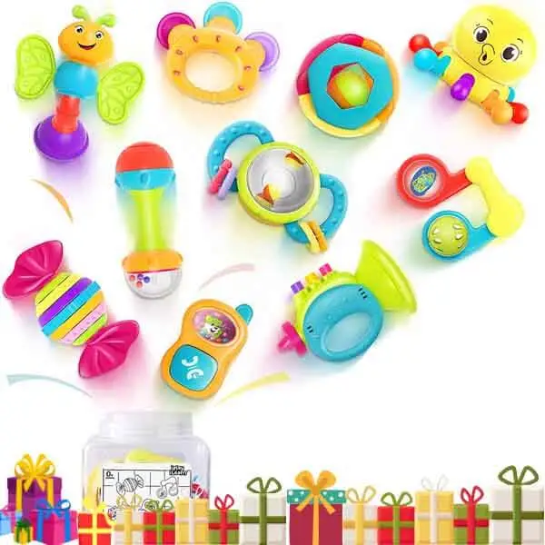 Best Baby's First Christmas Gifts: Baby Rattles Set