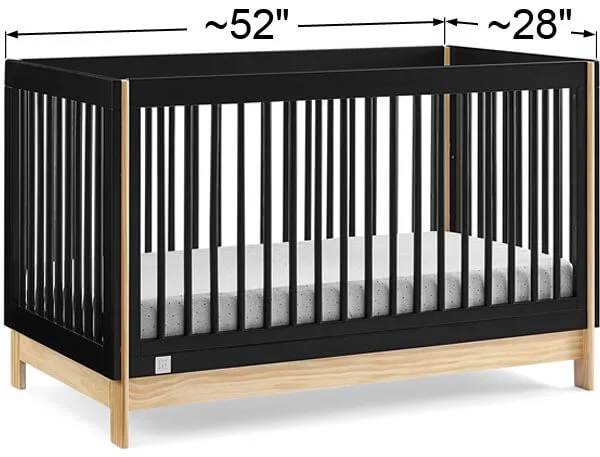 Interior Dimensions of Standard-Size Baby Cribs