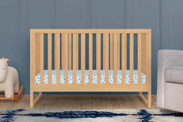 The Davinci Hunter 3-in-1 convertible crib in the nursery. The official image from the DaVinci.