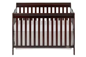 The Dream On Me Ashton 5-in-1 convertible crib in Black.