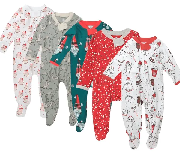 HonestBaby Holiday Organic Cotton Baby Pajamas